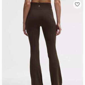 lululemon athletica Brown High-Rise Flare Leggings
